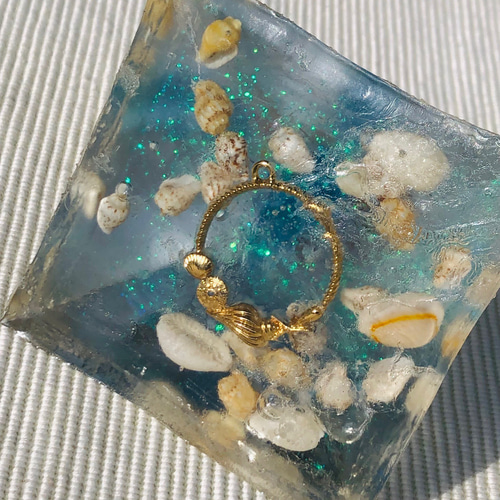 イルカ　オルゴナイト 夏だイルカだアトランティスの秘宝オリハルコンのオルゴナイト完成