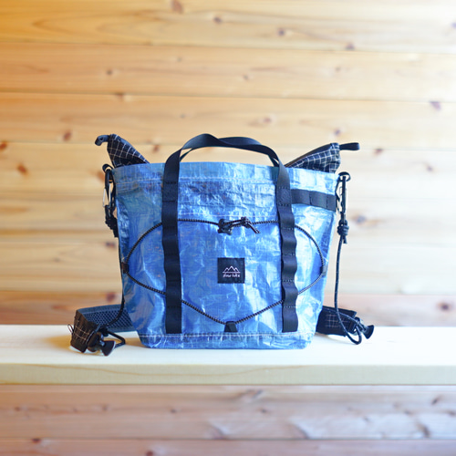 DCF・ブルー｜ちびハイカーサコッシュ・S/登山・キャンプ