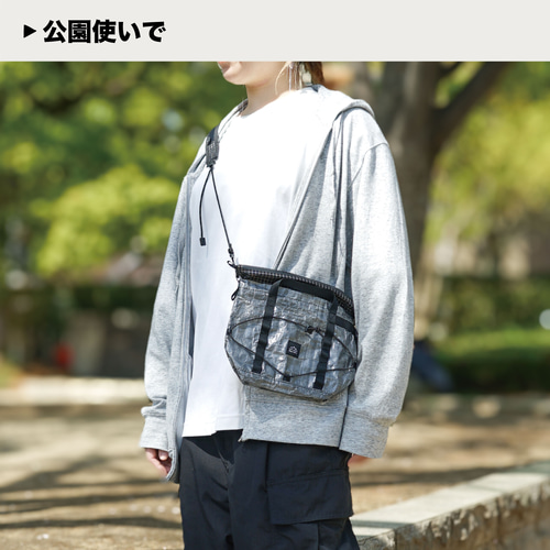 DCF・ブルー｜ちびハイカーサコッシュ・S/登山・キャンプ