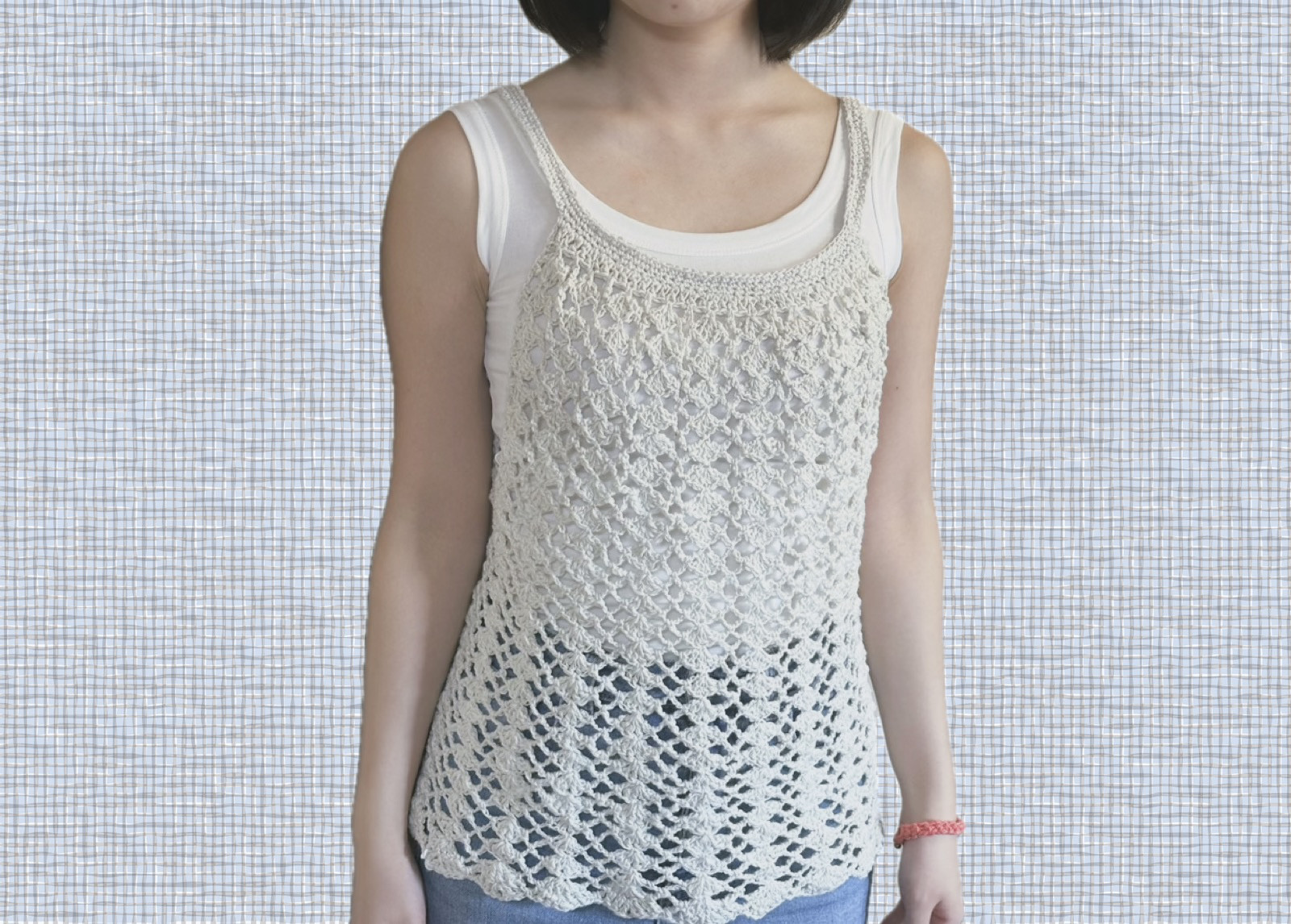 タンクトップ　（ミント色） 10,360円