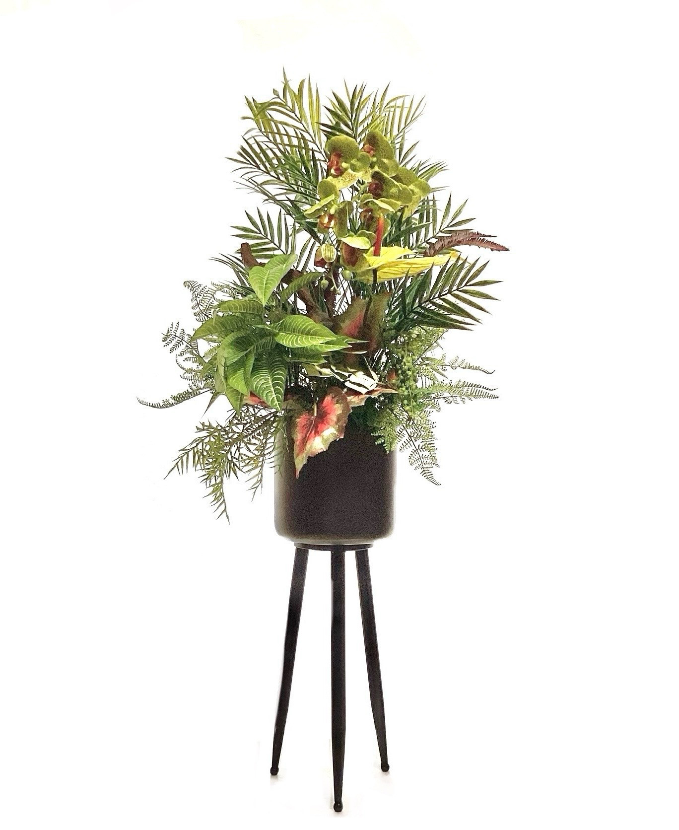 胡蝶蘭、枯れない観葉「Arits Phalaen ブロンズ3脚」光触媒加工　開店開業、お引越し祝いに