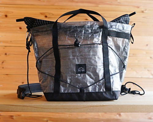 ななさき⭐︎ 【軽量】 DCF シンプルサコッシュ ブラック2点セット DCF・ブラック｜ハイカーサコッシュ・M/登山・キャンプ・フェス