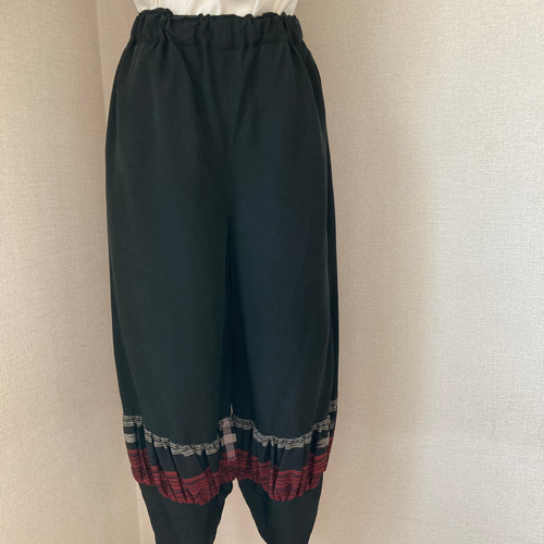 リメイクパンツ (手芸本 ブティック社 S8328 着物リメイクで リメイクパンツ (手芸本 ブティック社 S8328 着物リメイクで
