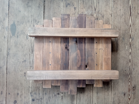 【オーダー看板製作】総檜 シーサイドカフェ風 / 自然塗装 