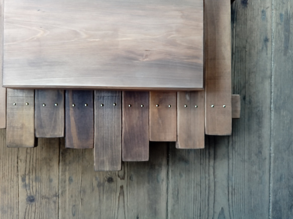 【オーダー看板製作】総檜 シーサイドカフェ風 / 自然塗装 