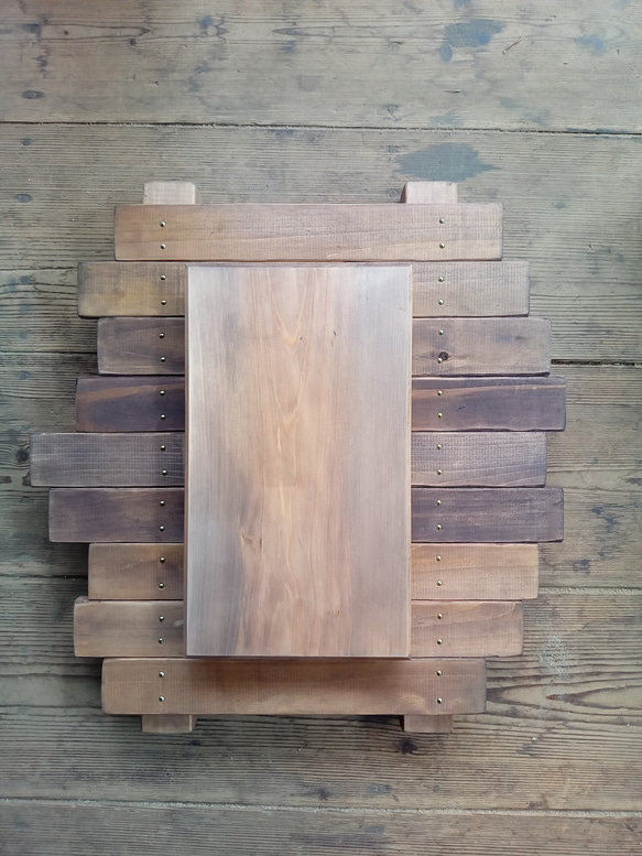 【オーダー看板製作】総檜 シーサイドカフェ風 / 自然塗装 