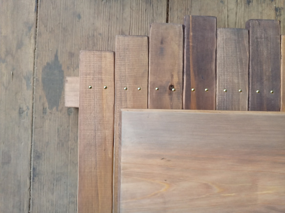 【オーダー看板製作】総檜 シーサイドカフェ風 / 自然塗装 