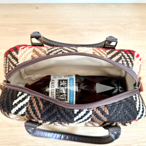 Creema限定新春福袋〈竹〉】レトロチェックツイードとプードルボアの