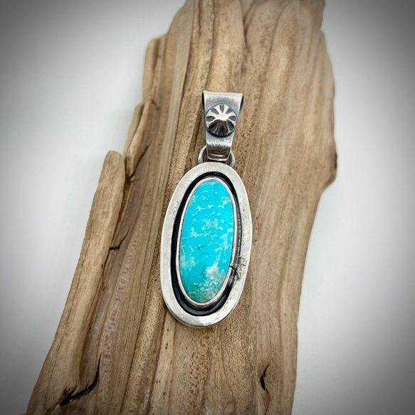 ターコイズ シルバー ペンダント 925マウンテン ターコイズマウンテン