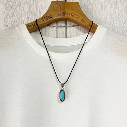 ターコイズマウンテン　シルバー　メタル　ネックレス　#インディアンジュエリー ターコイズマウンテン ターコイズ トルコ石 シルバー ネックレス