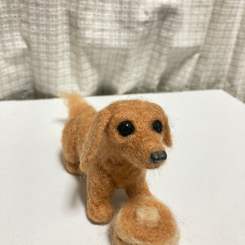 ミニチュアダックスフンド 羊毛フェルトミニチュアダックス ミニチュアダックスフンド 羊毛フェルトミニチュアダックス