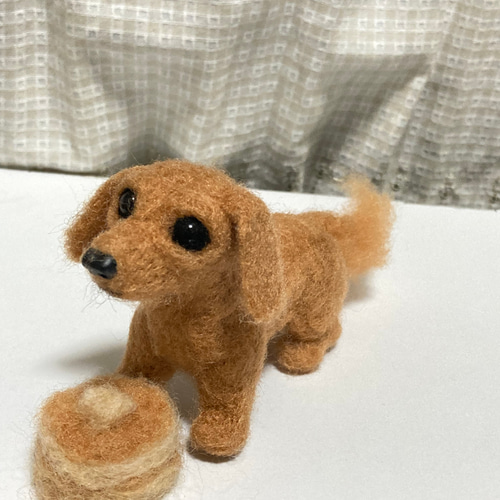 ミニチュアダックスフンド 羊毛フェルトミニチュアダックス