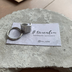 錫リング ピューター 指輪・リング tin calm 通販 6260116｜Creema