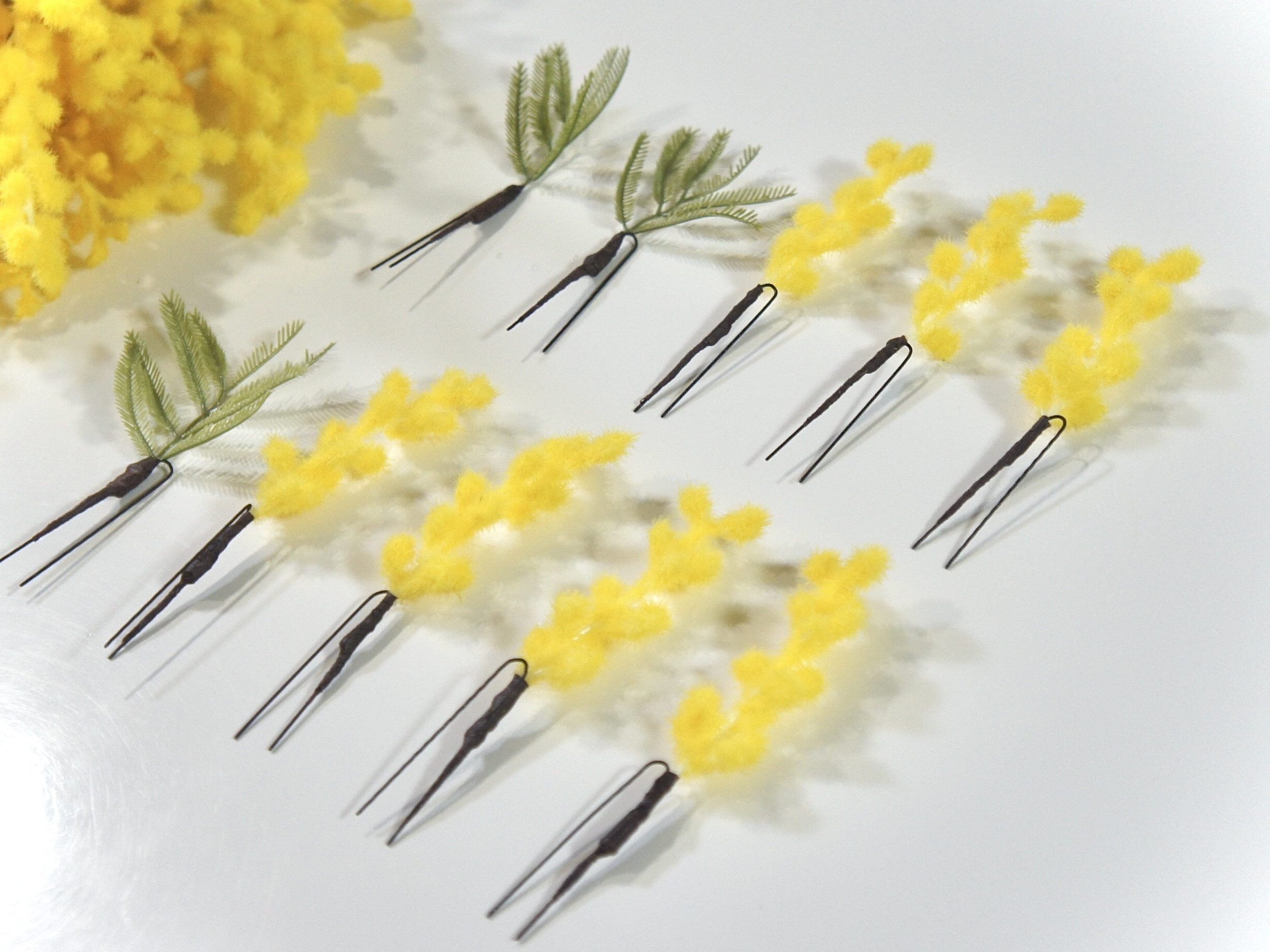 ふわふわミモザのイエローブーケ