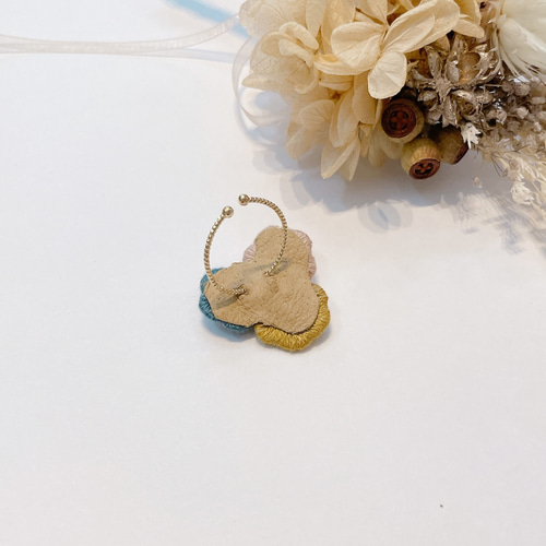お花あつめの刺繍リング 指輪・リング uuria 通販 18114458