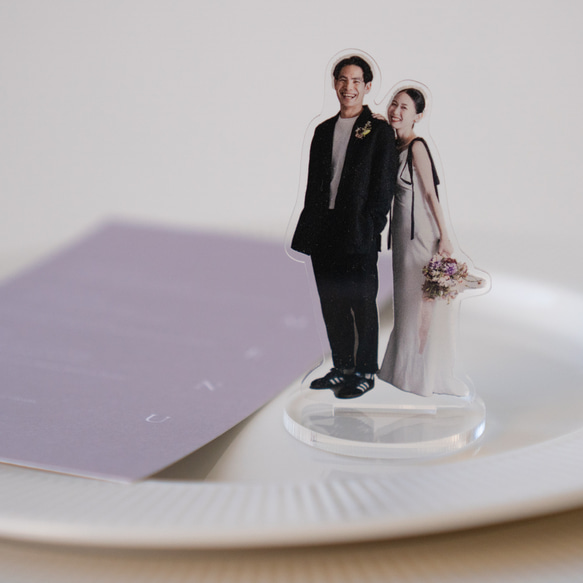 1枚～ 】2枚以上ご購入で写真追加1枚無料のアクリルスタンド 席札