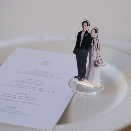 1枚～ 】2枚以上ご購入で写真追加1枚無料のアクリルスタンド 席札