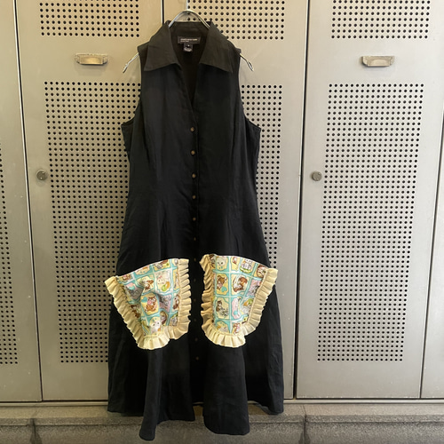 古着 ヴィンテージ vintage ワンピース パッチワーク リメイク  