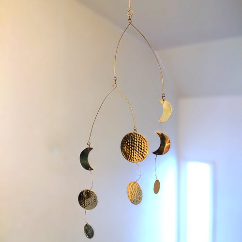 コサイン モビール 木製 インテリア 北欧風 吊り下げ