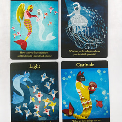 マーメイド猫オラクルカード｜32枚＋日本語訳冊子付 8枚目の画像