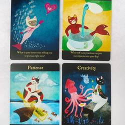 マーメイド猫オラクルカード｜32枚＋日本語訳冊子付 9枚目の画像