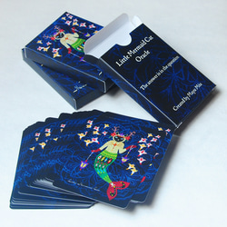 マーメイド猫オラクルカード｜32枚＋日本語訳冊子付 5枚目の画像