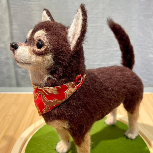 愛犬・愛犬リアルオーダーメイド羊毛フェルト（全身立体型） #犬 #猫