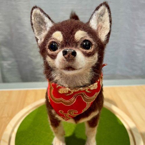 愛犬・愛犬リアルオーダーメイド羊毛フェルト（全身立体型） #犬 #猫