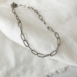 【シルバー925】アンカーチェーン　アンクレット / ハンドメイド シルバー925】アンカーチェーン アンクレット / ハンドメイド