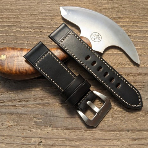 PANERAI パネライ　【ホーウィン社製】クロムエクセル （馬革）ラグ幅:26 ホーウィン クロムエクセル レザー ｜ パネライデザイン 時計ベルト