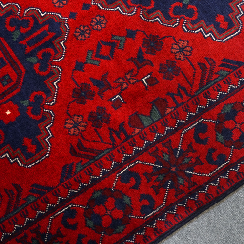 117×73cm アフガニスタン絨毯 カールモハメディ ペルシャ絨毯 トルクメン 121×83cm【アフガニスタン手織り絨毯 カールモハメディ
