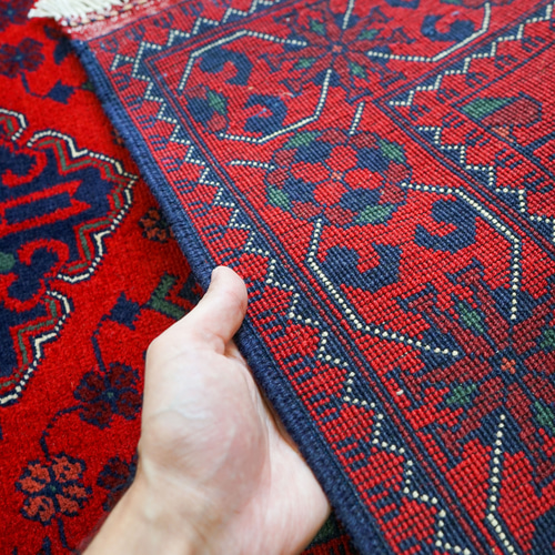 121×83cm【アフガニスタン手織り絨毯 カールモハメディ 121×83cm【アフガニスタン手織り絨毯 カールモハメディ