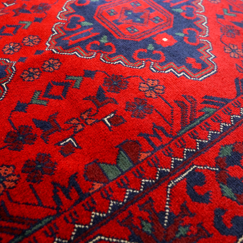 121×83cm【アフガニスタン手織り絨毯 カールモハメディ 121×83cm【アフガニスタン手織り絨毯 カールモハメディ
