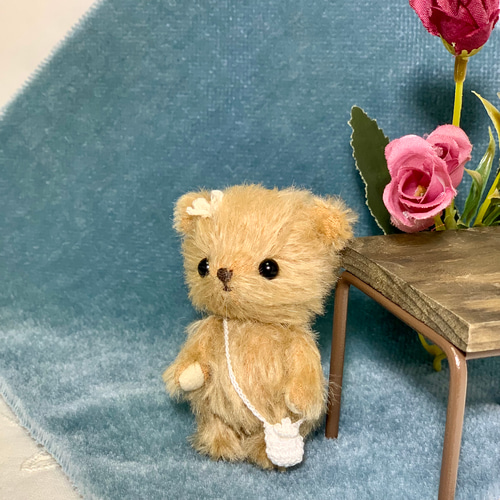 テディベア ハンドメイドぬいぐるみ 小さな熊 可愛いくま 熊