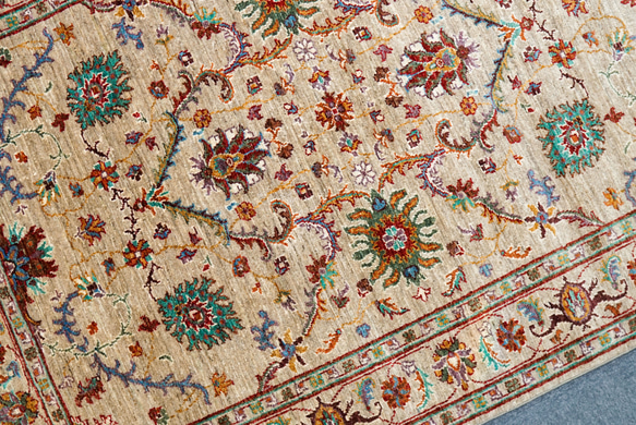 177×127cm アフガニスタン ガズニーウール 手織り絨毯 177×127cm アフガニスタン ガズニーウール 手織り絨毯