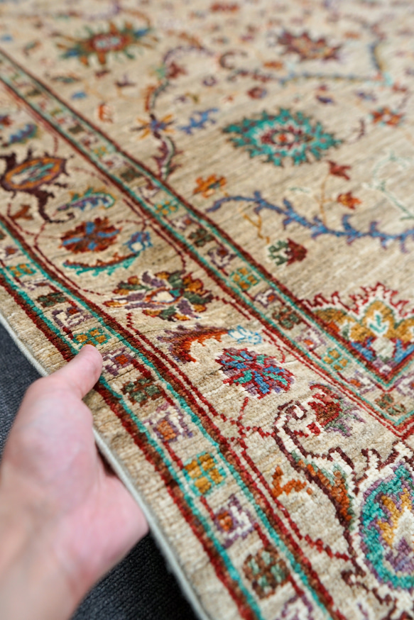 177×127cm アフガニスタン ガズニーウール 手織り絨毯 177×127cm アフガニスタン ガズニーウール 手織り絨毯