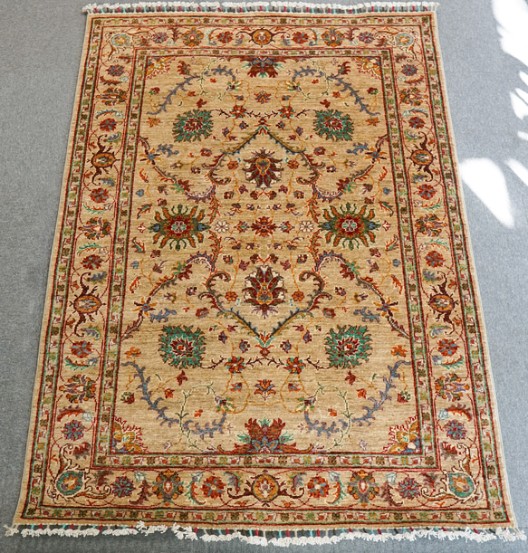 177×127cm アフガニスタン ガズニーウール 手織り絨毯 177×127cm アフガニスタン ガズニーウール 手織り絨毯