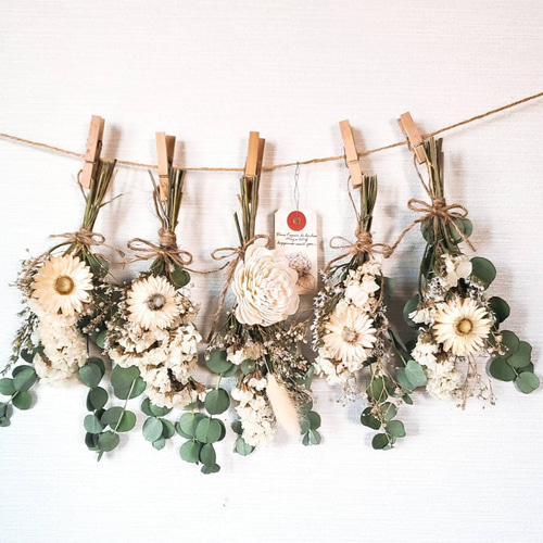 小さな木のスワッグ＊ガーランド スワッグ ガーランド ドライフラワー 誕生日 韓国 雑貨 飾り 北欧