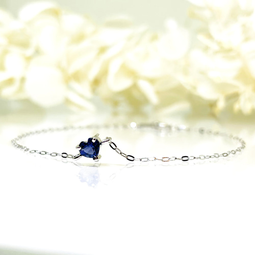 HiMARI パール ロードライトガーネットK10 ブレスレット