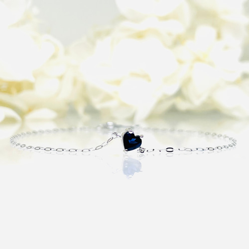 HiMARI パール ロードライトガーネットK10 ブレスレット