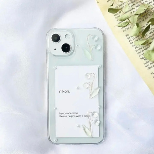 蘭夢 新品ケース交換有り すずらん 鈴蘭 iPhoneケース Xperia Google 全機種対応 iPhone