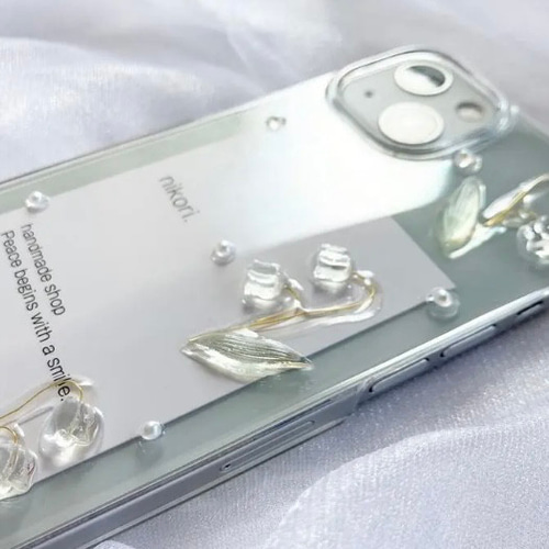 蘭夢 新品ケース交換有り すずらん 鈴蘭 iPhoneケース Xperia Google 全機種対応 iPhone