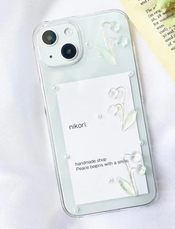 すずらん　鈴蘭　iPhoneケース　Xperia Google 全機種対応 4枚目の画像
