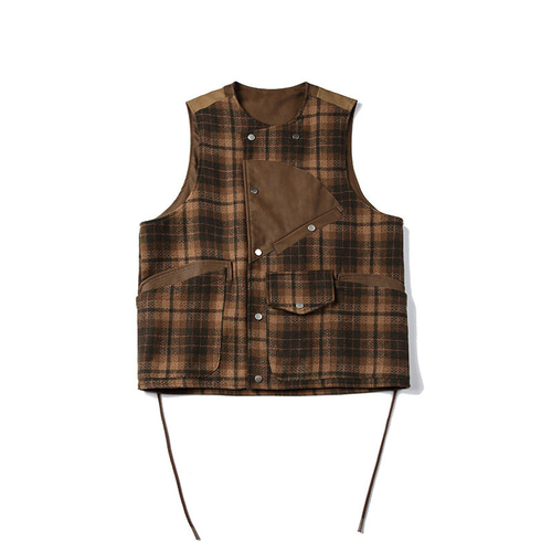 秋冬新作 レトロカジュアルベスト メンズ 無地 男 おしゃれ 通勤