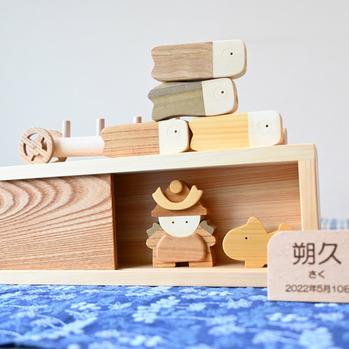 こいのぼり☆コンパクトな室内用の五月人形 五月人形・こいのぼり