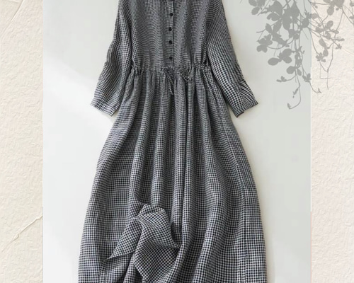 ビビ　SOIL 麻　ウール　長袖　ロングワンピース　サイズ　Free 楽天市場】森ガールワンピース レディース 長袖 綿麻ワンピース リネン