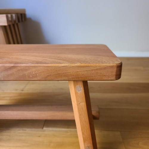 1点のみ】空間を飾る欅 一枚板 花台 踏み台 補助台 サイドテーブル