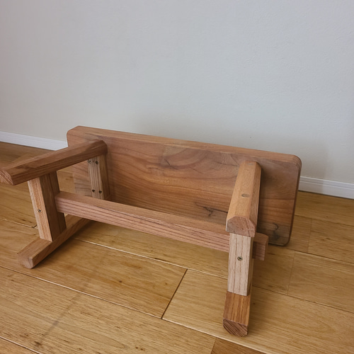 1点のみ】空間を飾る欅 一枚板 花台 踏み台 補助台 サイドテーブル