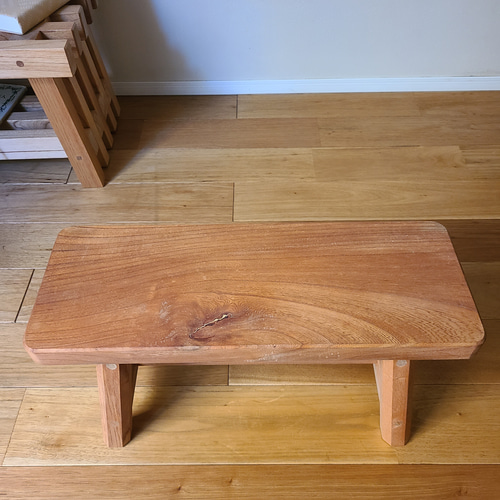 1点のみ】空間を飾る欅 一枚板 花台 踏み台 補助台 サイドテーブル