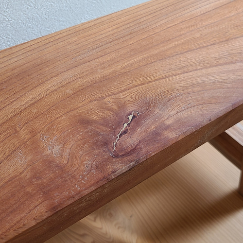 1点のみ】空間を飾る欅 一枚板 花台 踏み台 補助台 サイドテーブル